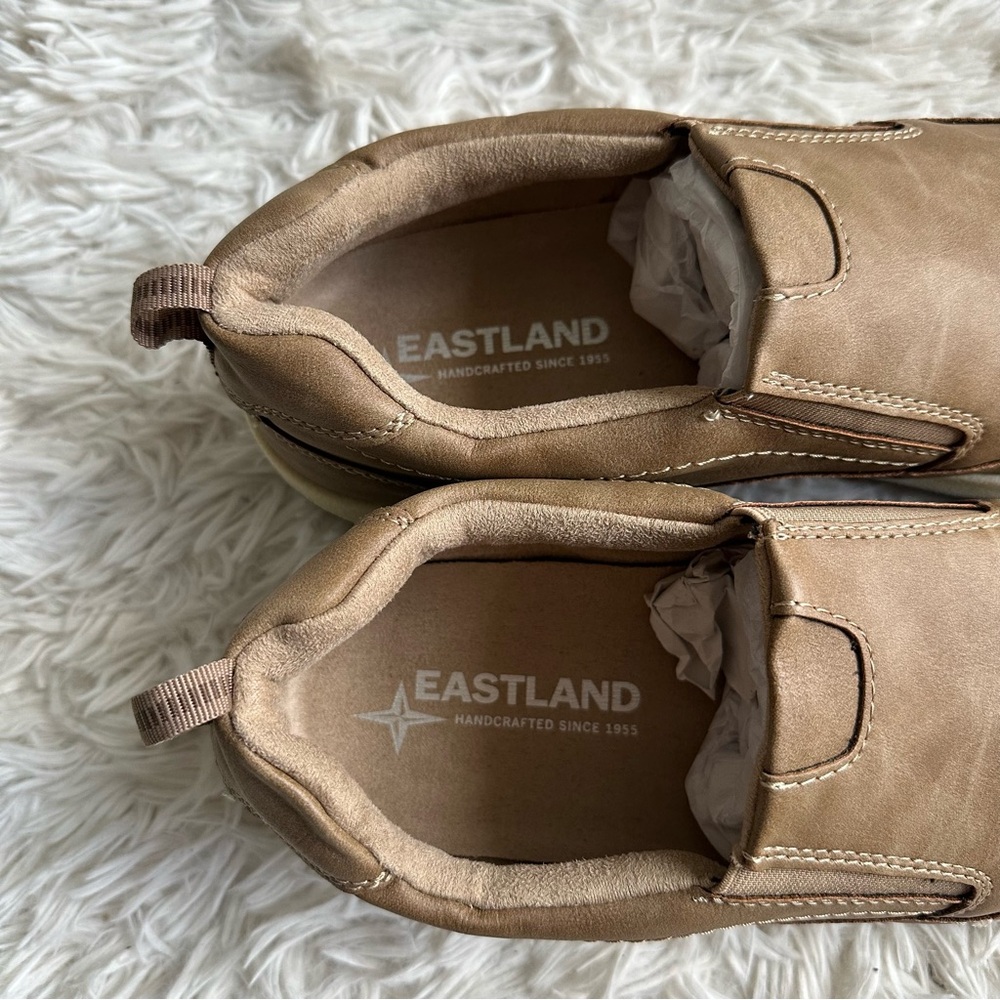 Eastland Mens Spencer Slip On Shoes Light Tan New In Box Size 13 - Picture 5 of 9